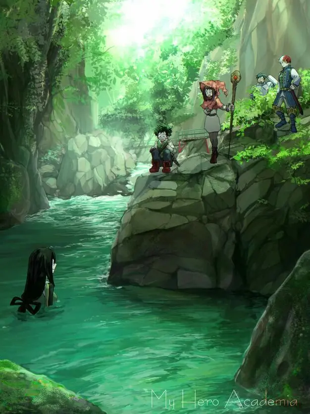 PastelSharkie의 MHA vists a Fantasy Forest
