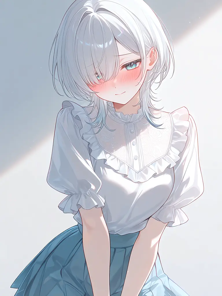 SassyStage5494의 恥ずかしがる彼女にかわいい服を着させる