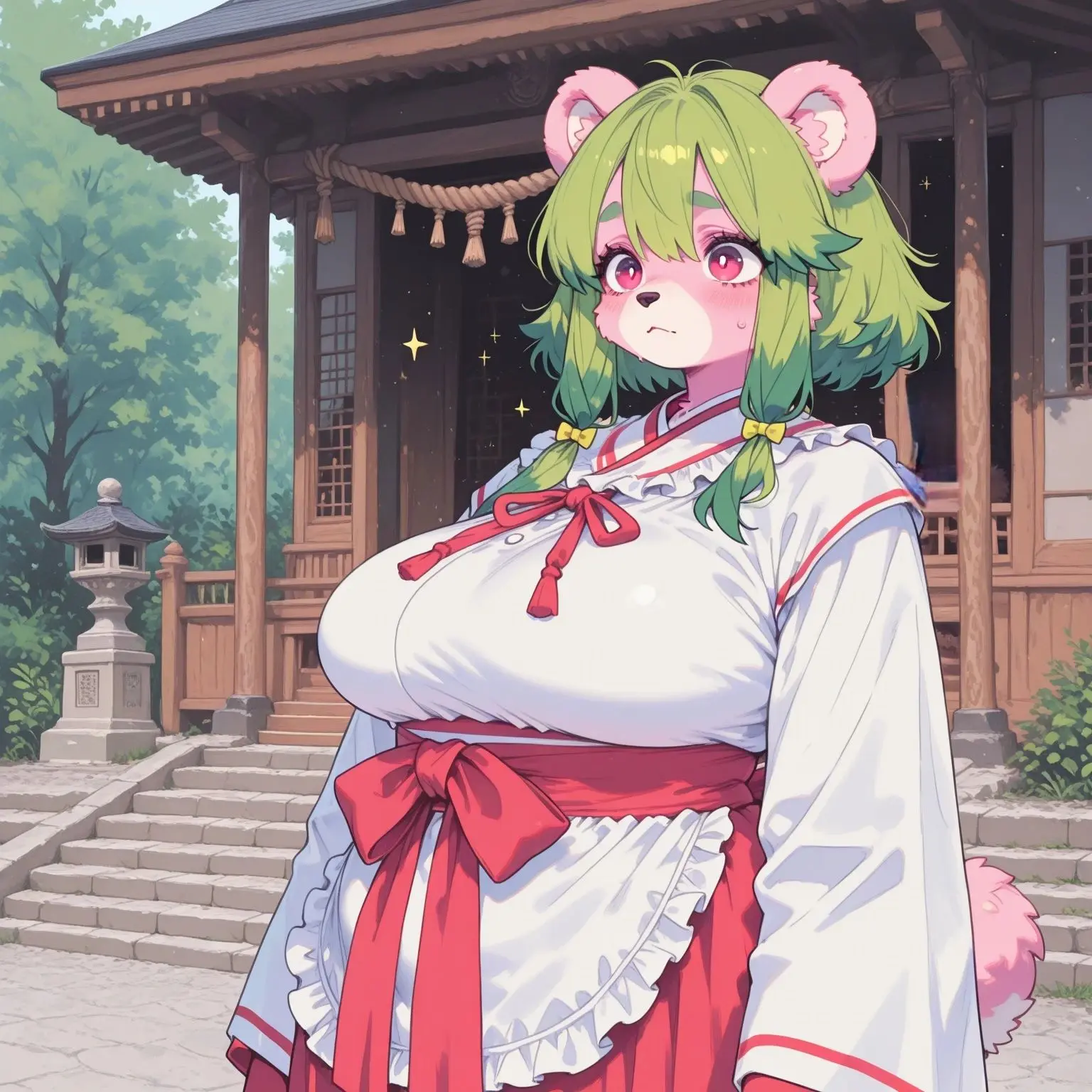FluffyFossa4046의 可愛い巫女さんがいる神社