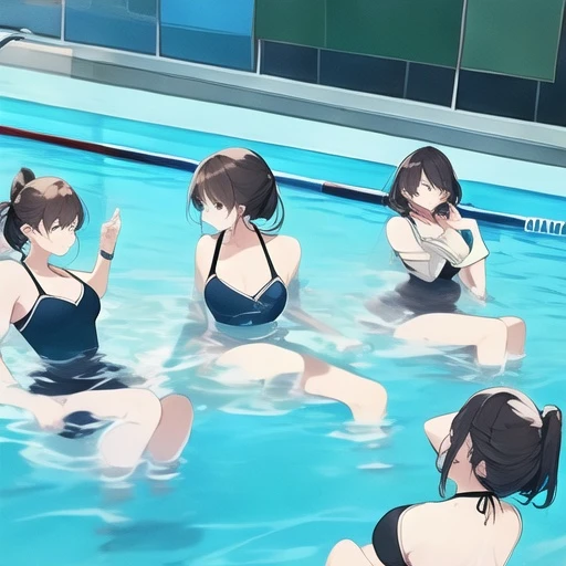男子だけ裸のプール