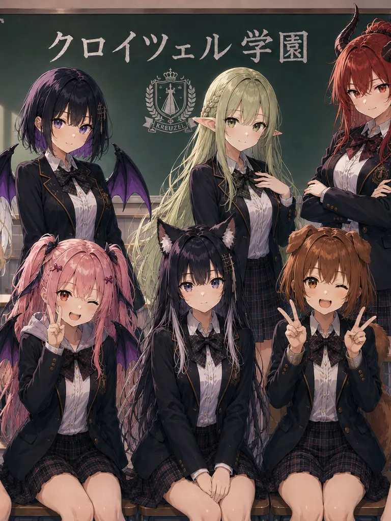 JuicyYen8730의 私立クロイツェル学園、通称「他種族学園」