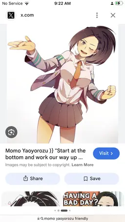 Profile image of Yaoyorozu momo