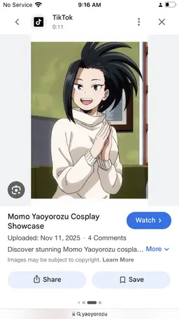 Profile image of Yaoyorozu momo