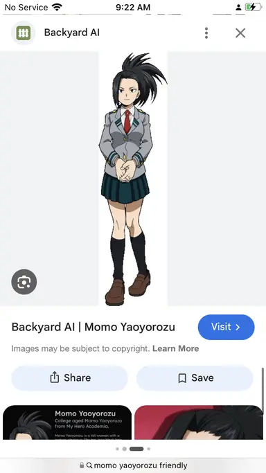 Profile image of Yaoyorozu momo