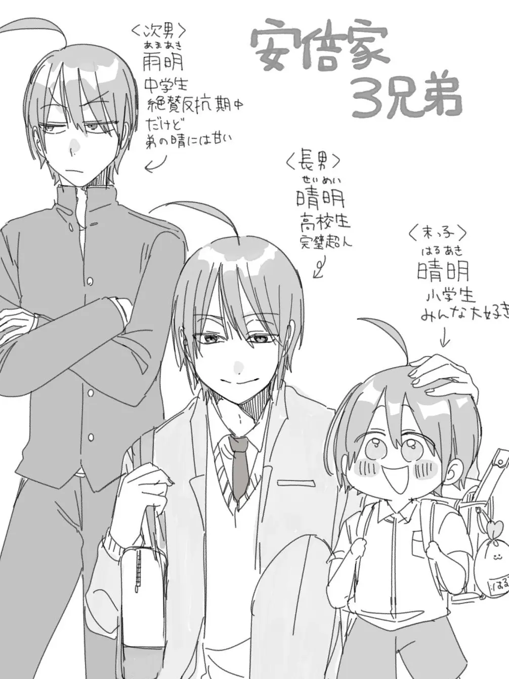 Haruaki_Pretty의 요하지×요괴워치 AU