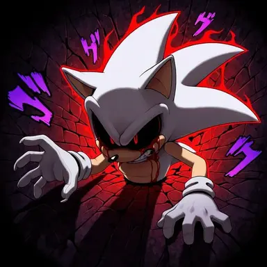 Profile image of demon sonic or sonic exe.