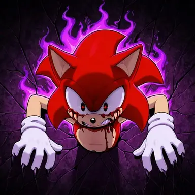 Profile image of demon sonic or sonic exe.
