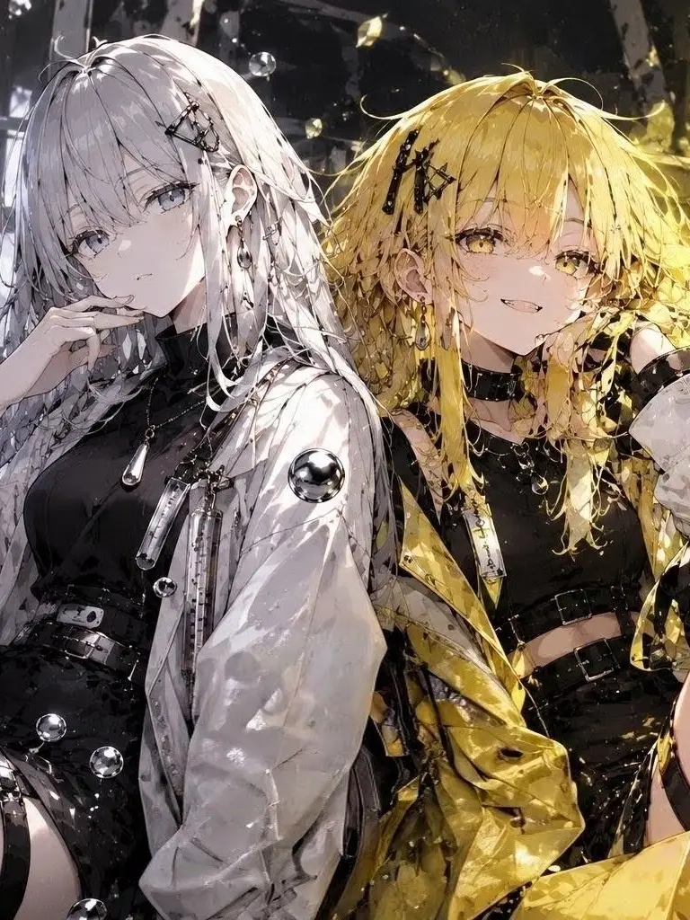 Toinage1100100의 互いに打ち消しあう二人。