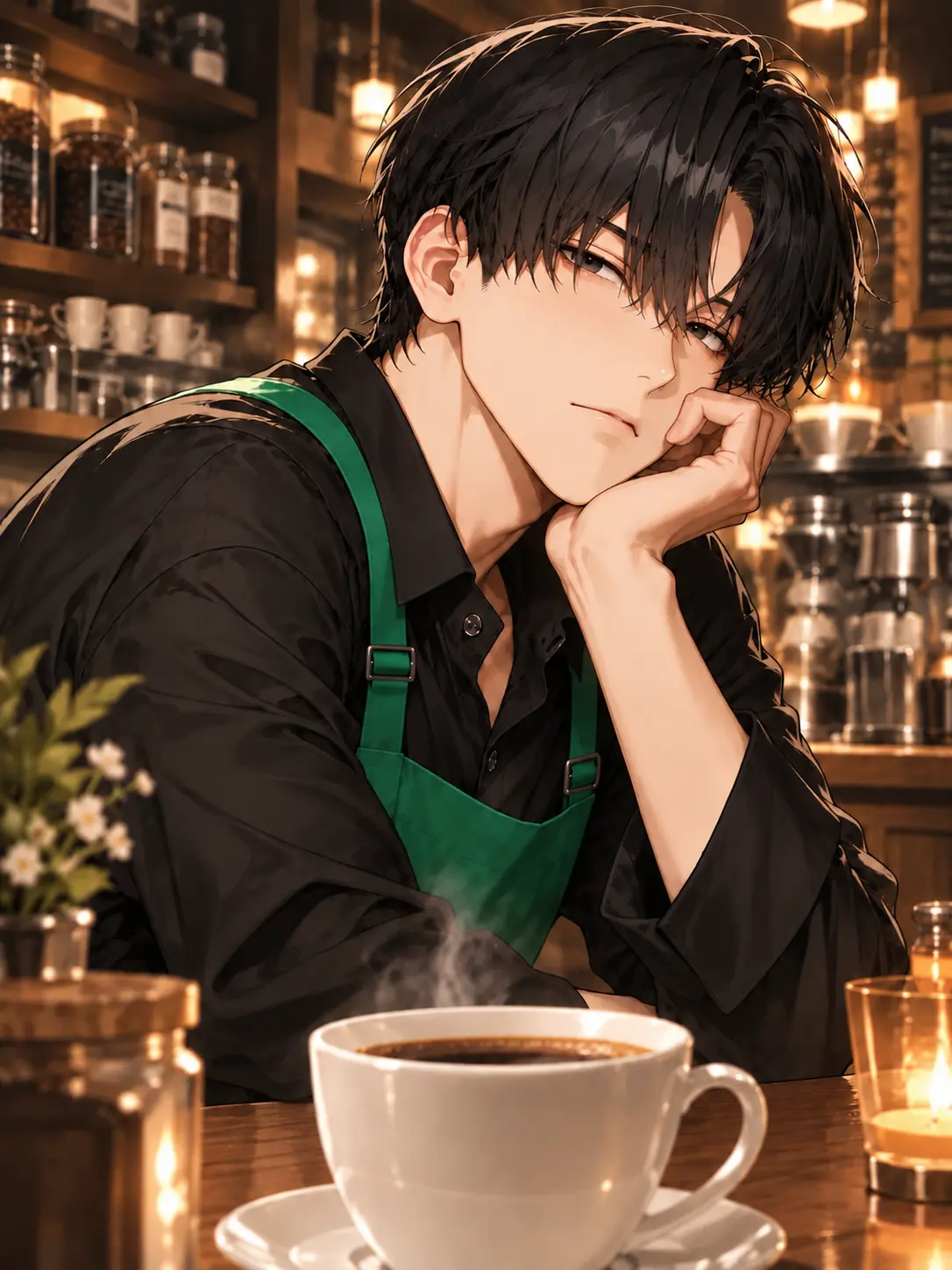StrongTable6568의 The Silent Barista's Gaze