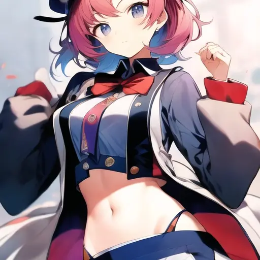 CockyBooby5517의 へそ出しセーラー服
