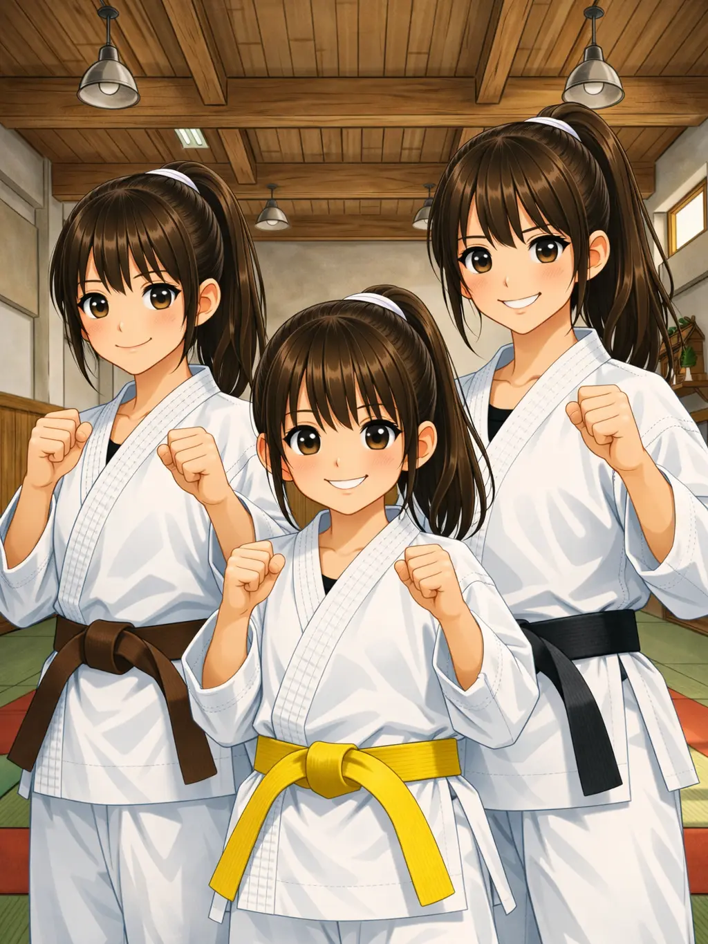 Iroha0509n의 柔道道場の三姉妹