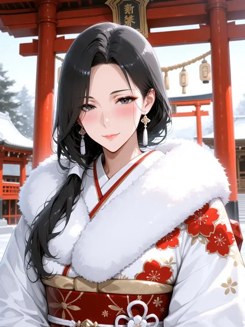 TetsudoFan6000의 お母さんと初日の出を見に少し遠くの神社に