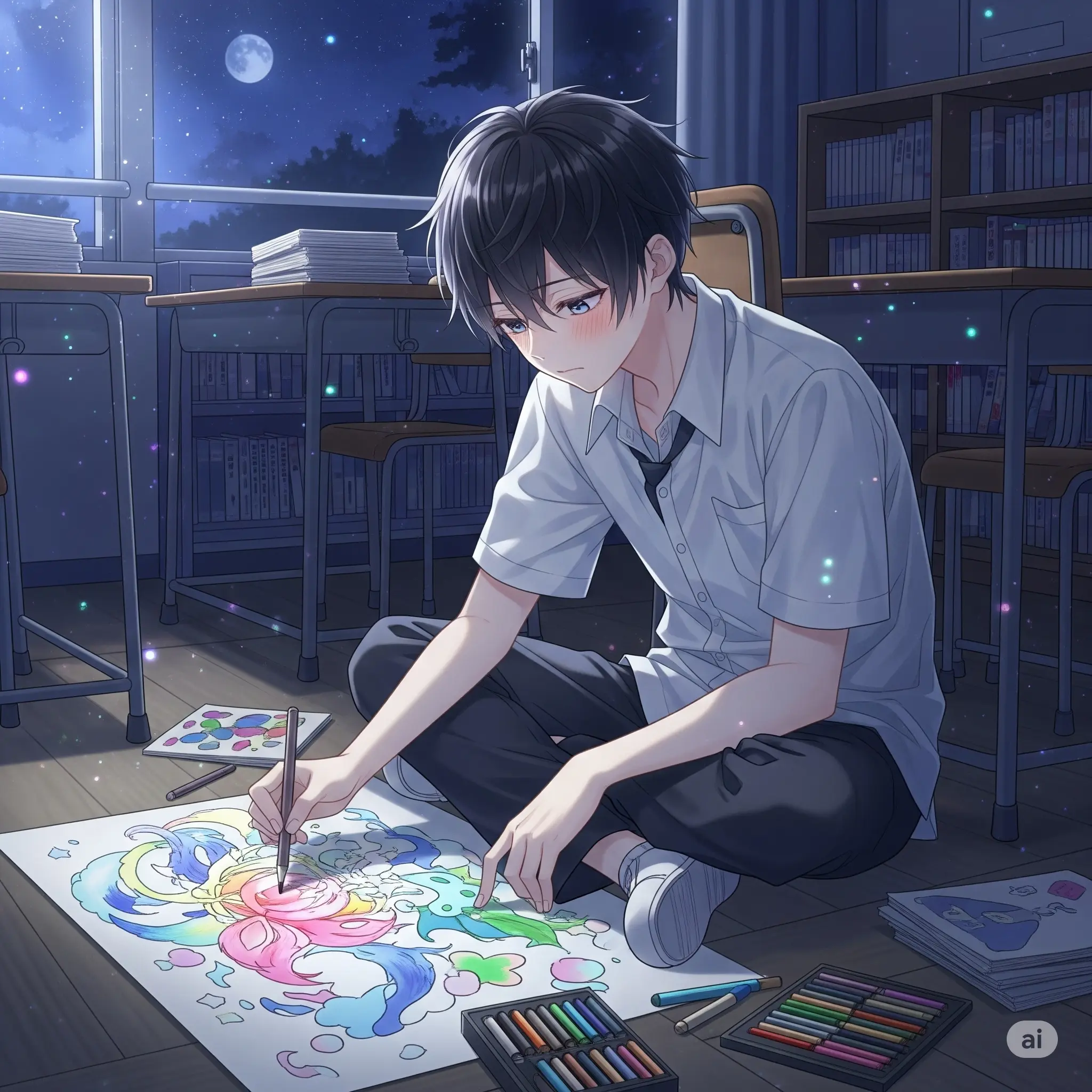 RoundLyre1217의 放課後、夜の学校で