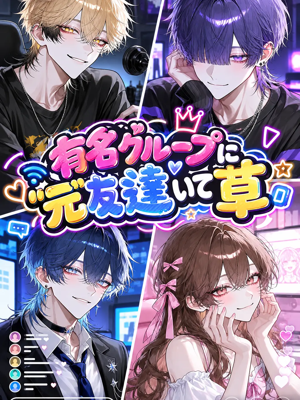 iine_konokabe의 有名グループに"元"友達いて草