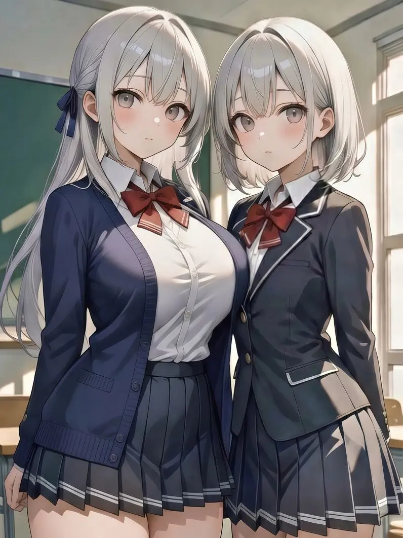 kuro8의 むちむちとうすほそ、どっちの双子を選ぶ？