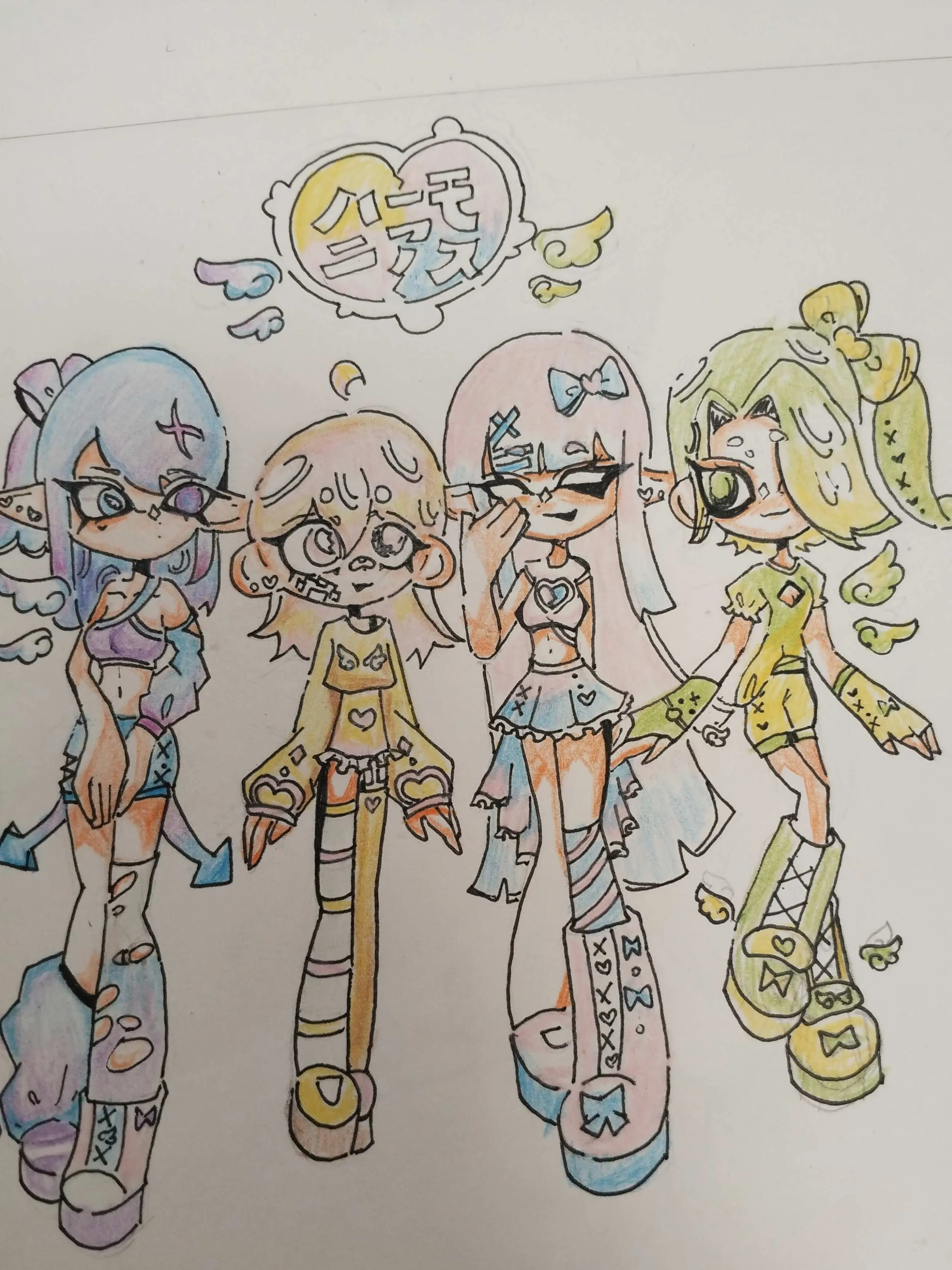 anordinarystudent의 スプラトゥーン アイドル自キャラ