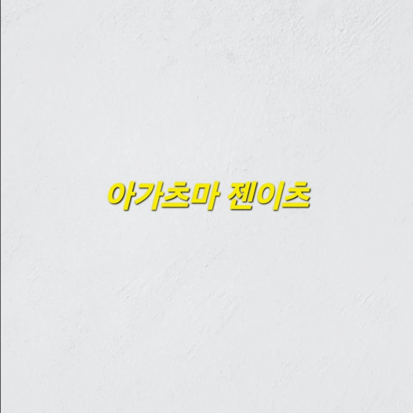 아가츠마 젠이츠