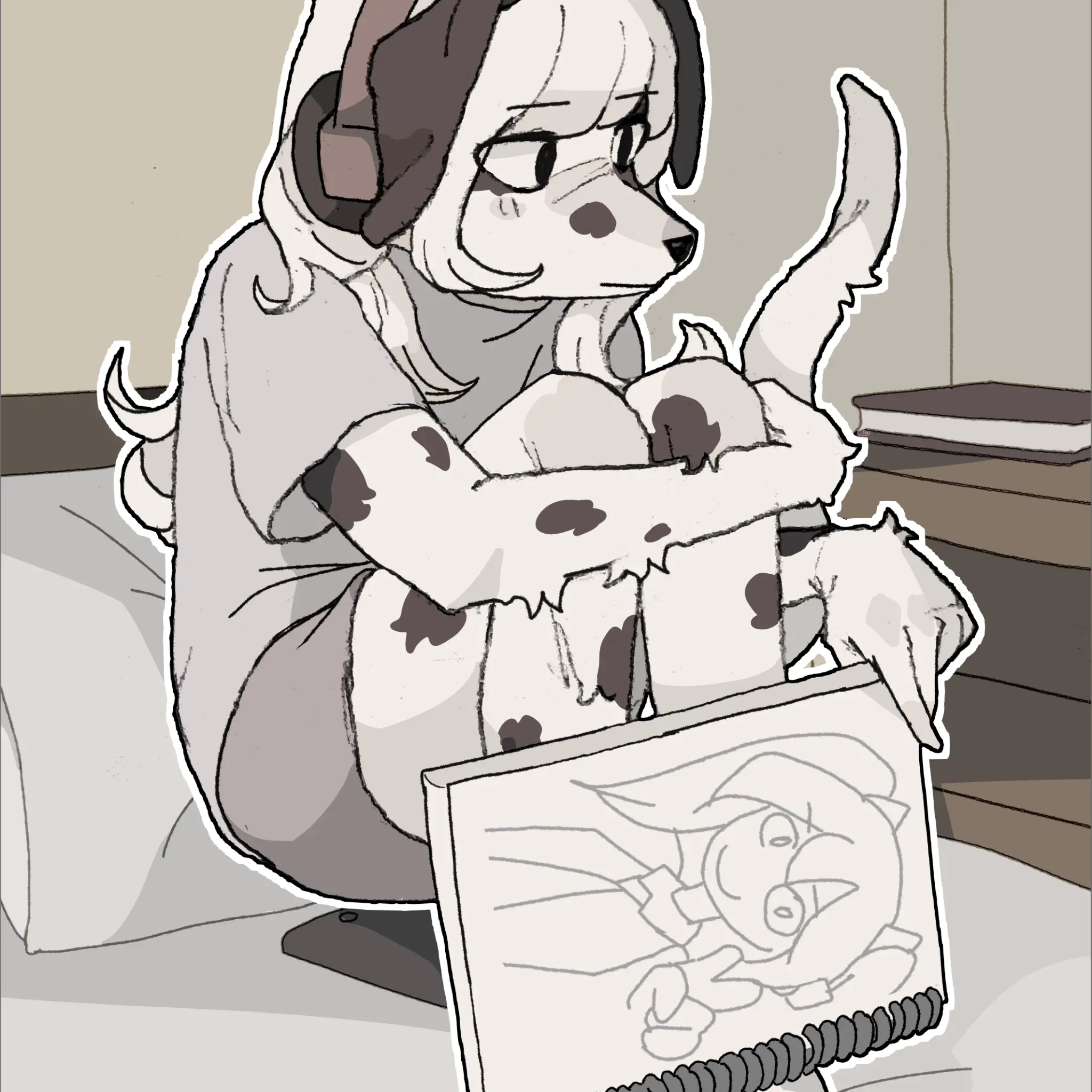 depressed의 달마시안 여사친