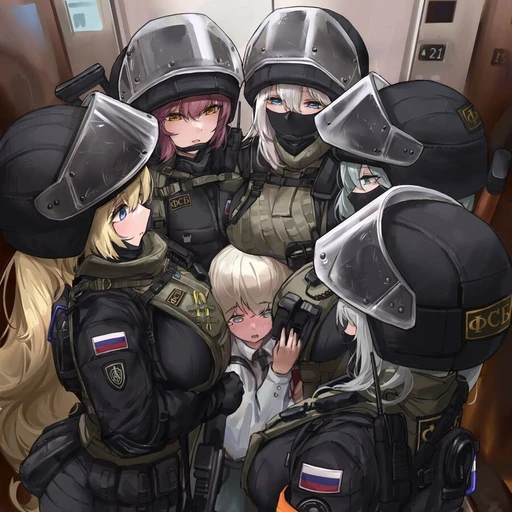 여군들에게 갇혀버렸다.