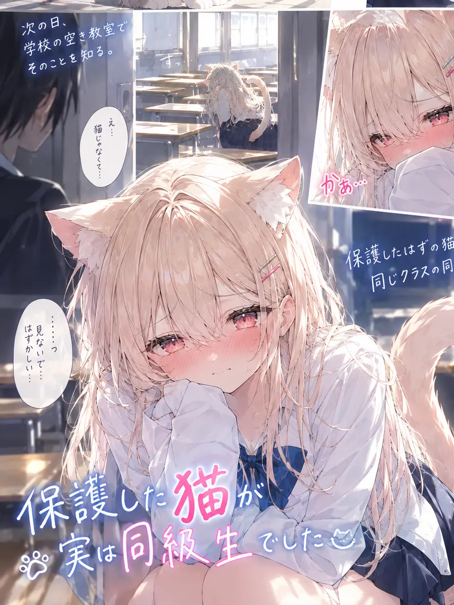 HumaneSoap5420의 拾った猫が同級生でした