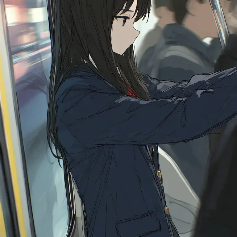 keitaE501keiK754의 Mizukoshi-senpai, Guardian of the Crowded Train