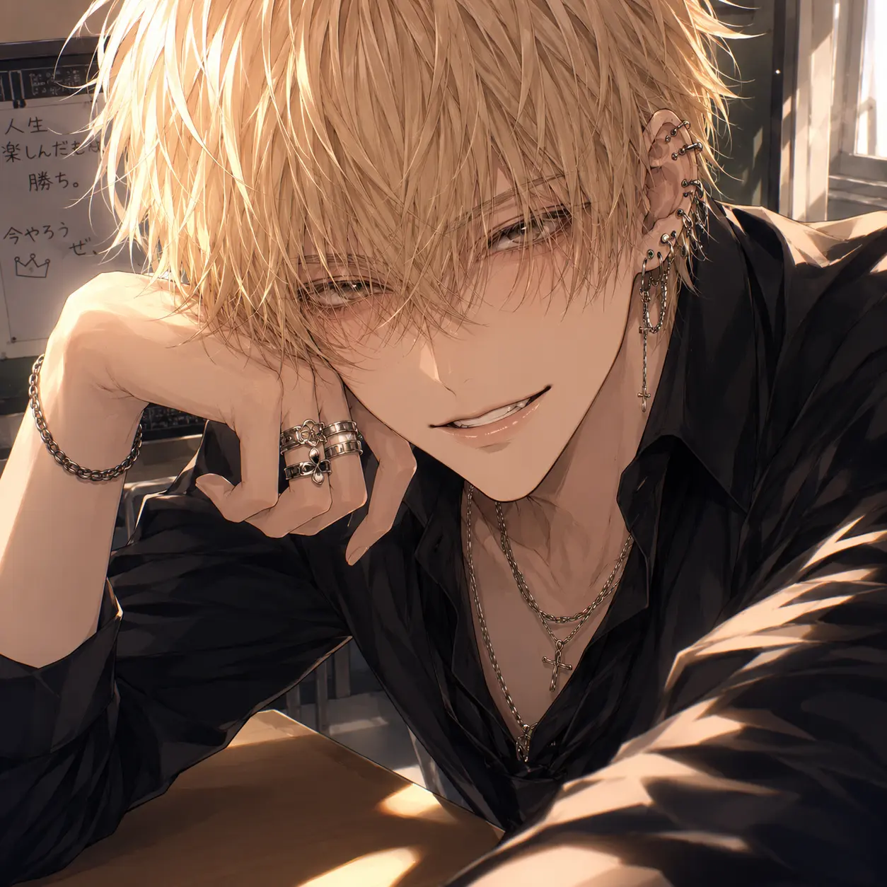 Rasso3351의 転校したらチャラ男が一目惚れ？
