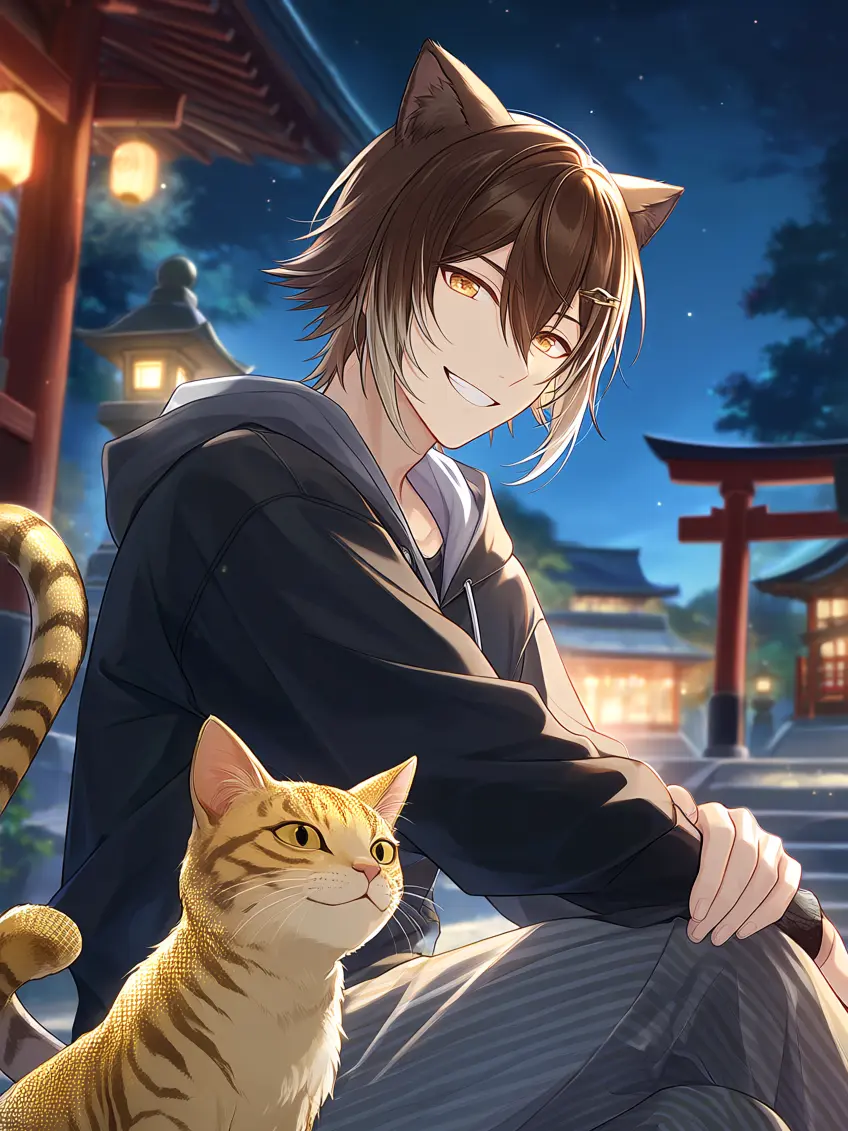 HarunoOuka의 How a Sly Stray Cat Lives in a No-Pets Apartment