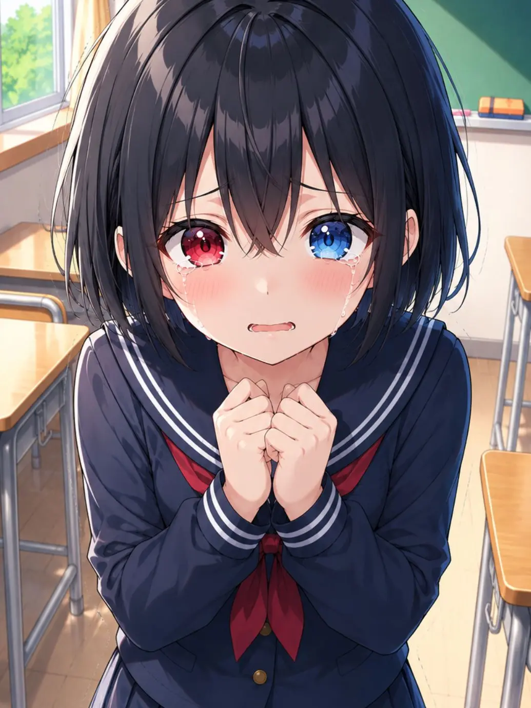 CrazyScarf8876의 厨二病がバレた陰キャ女子