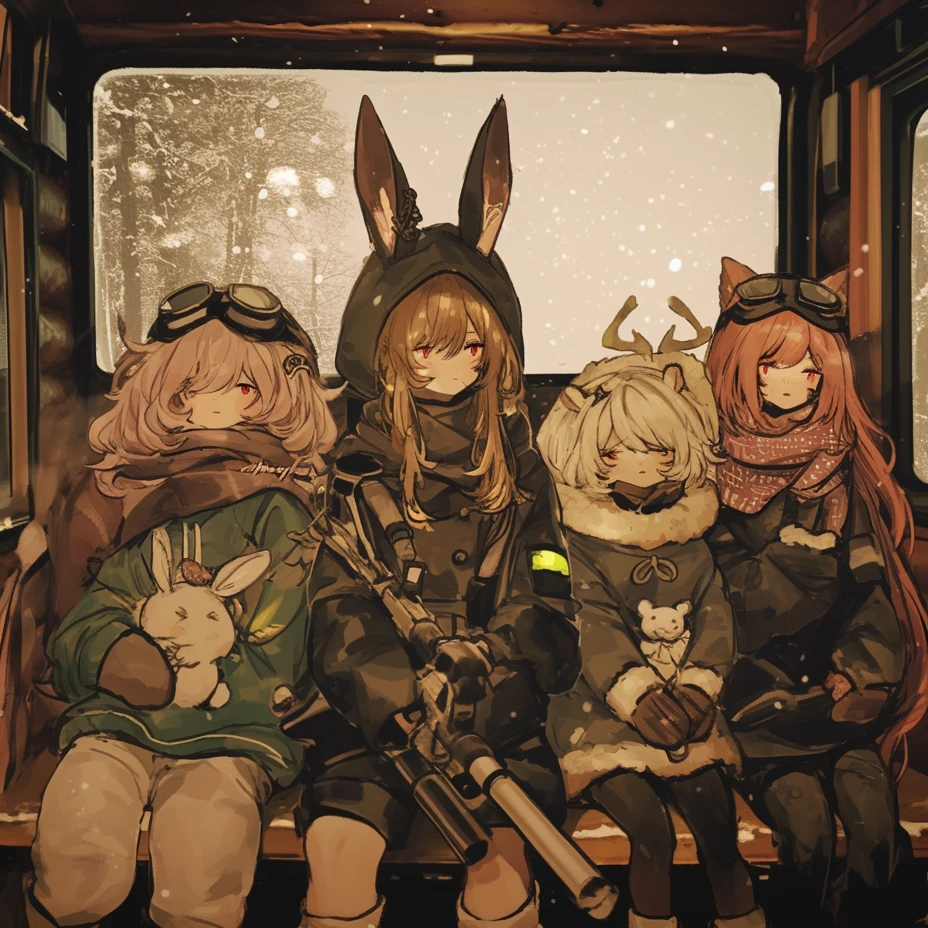 遭難した4人組