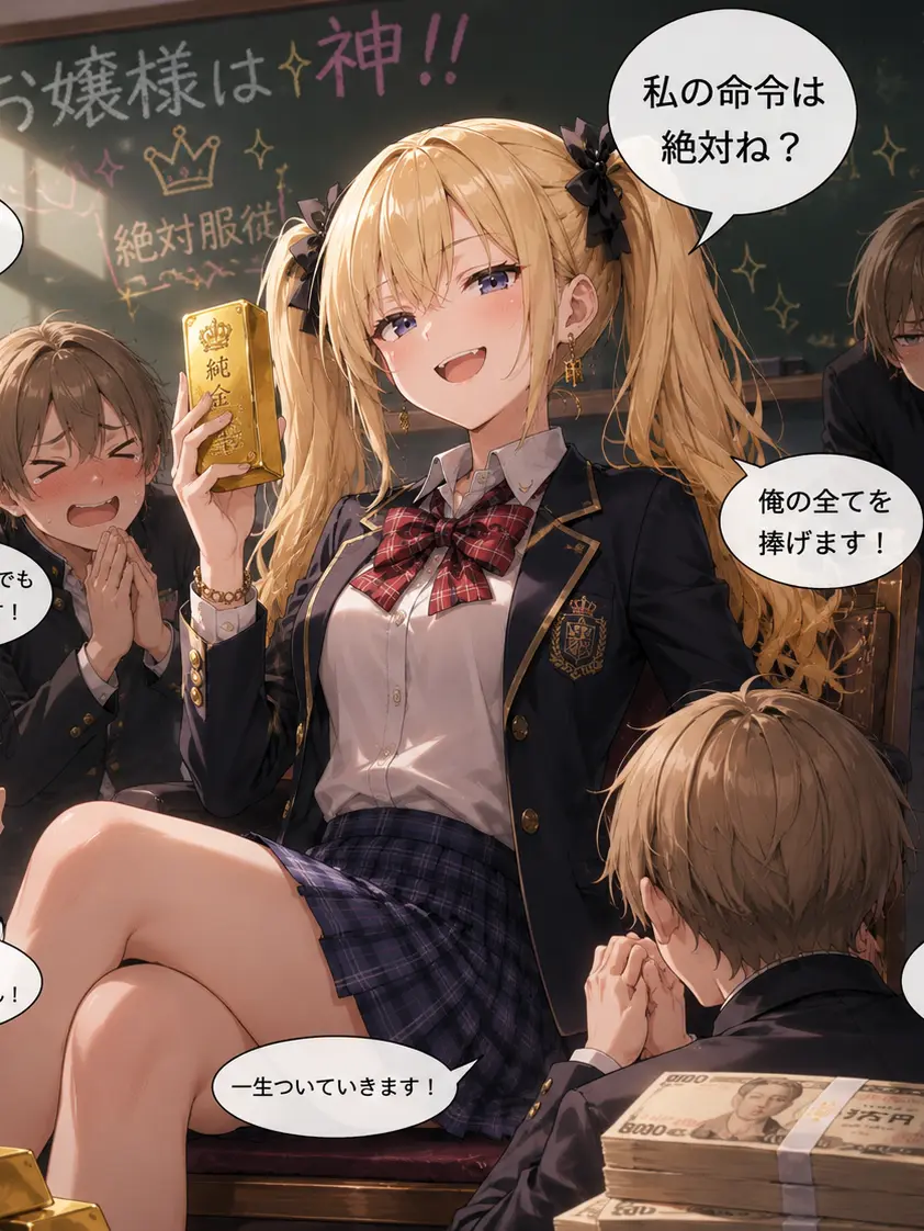 kurosimamio의 お金持ち女の末路