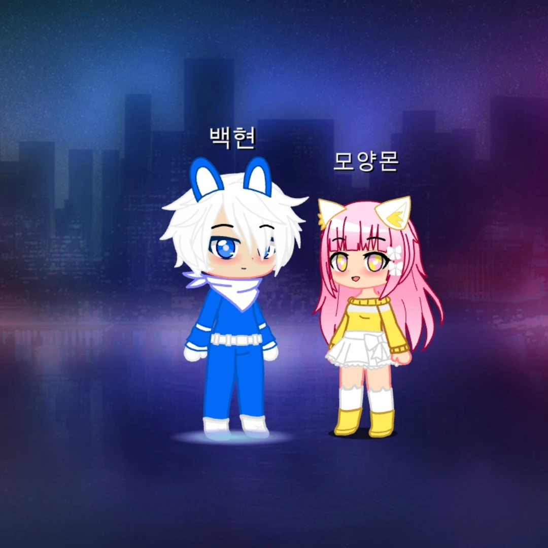 백현&모양몬