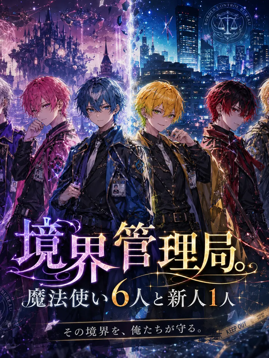 VividDuck5446의 『境界管理局。魔法使い6人と新人1人』