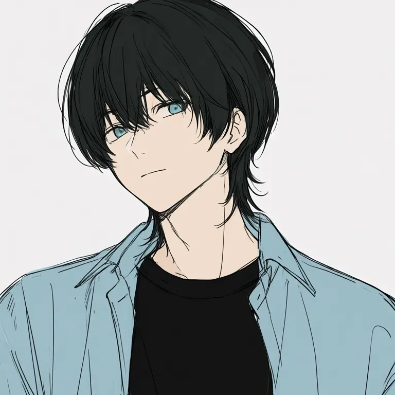 PronePanel7931의 黒髪男と白髪男の学校生活の裏は……