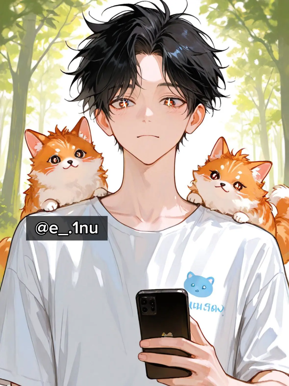 e_.1nu의 The Non-Human Found by a Streamer