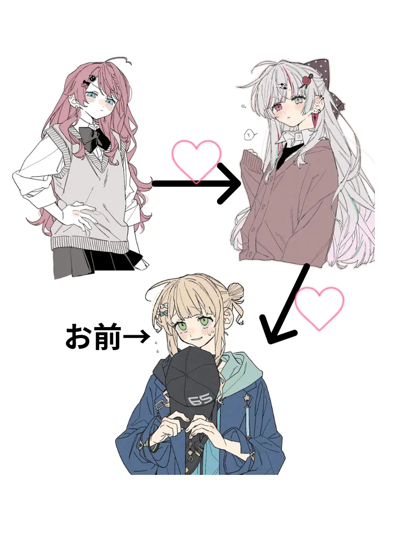 FishyFire1595의 好きって言えない三角関係。