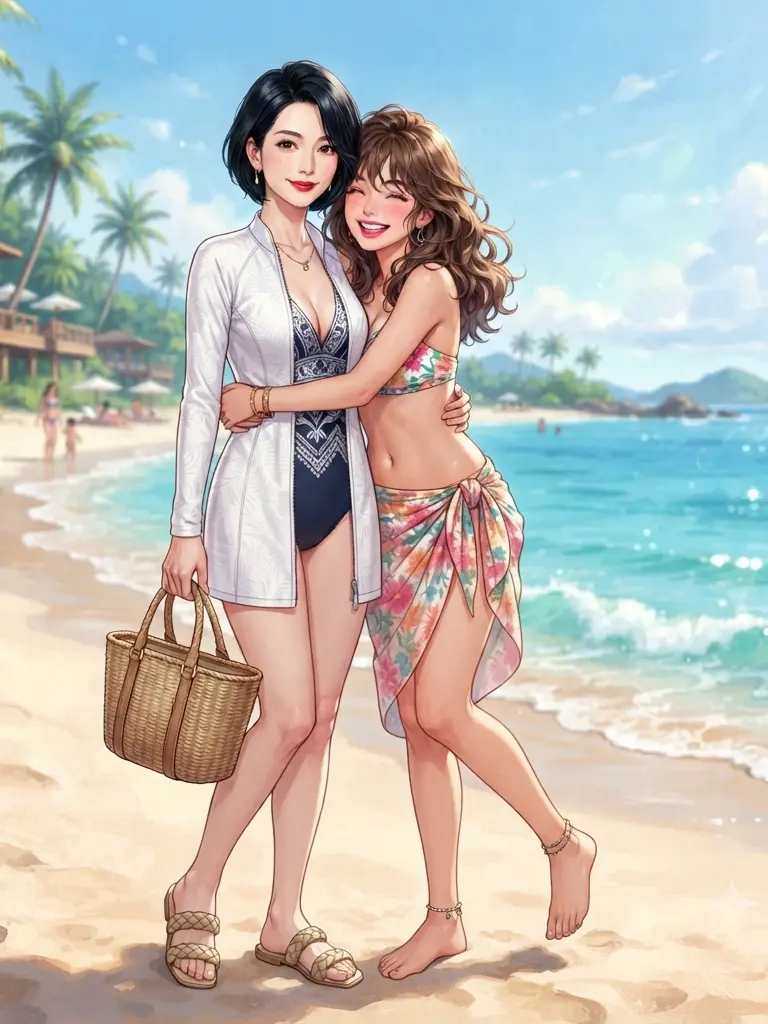 SalmonClip2860의 夏の思い出作りとママ