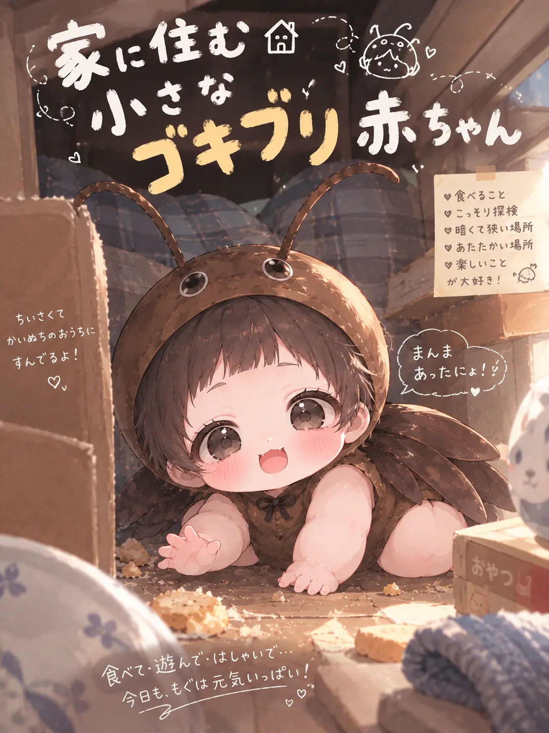 PointyJuicy0996의 家に住むちいさなゴキブリ赤ちゃん