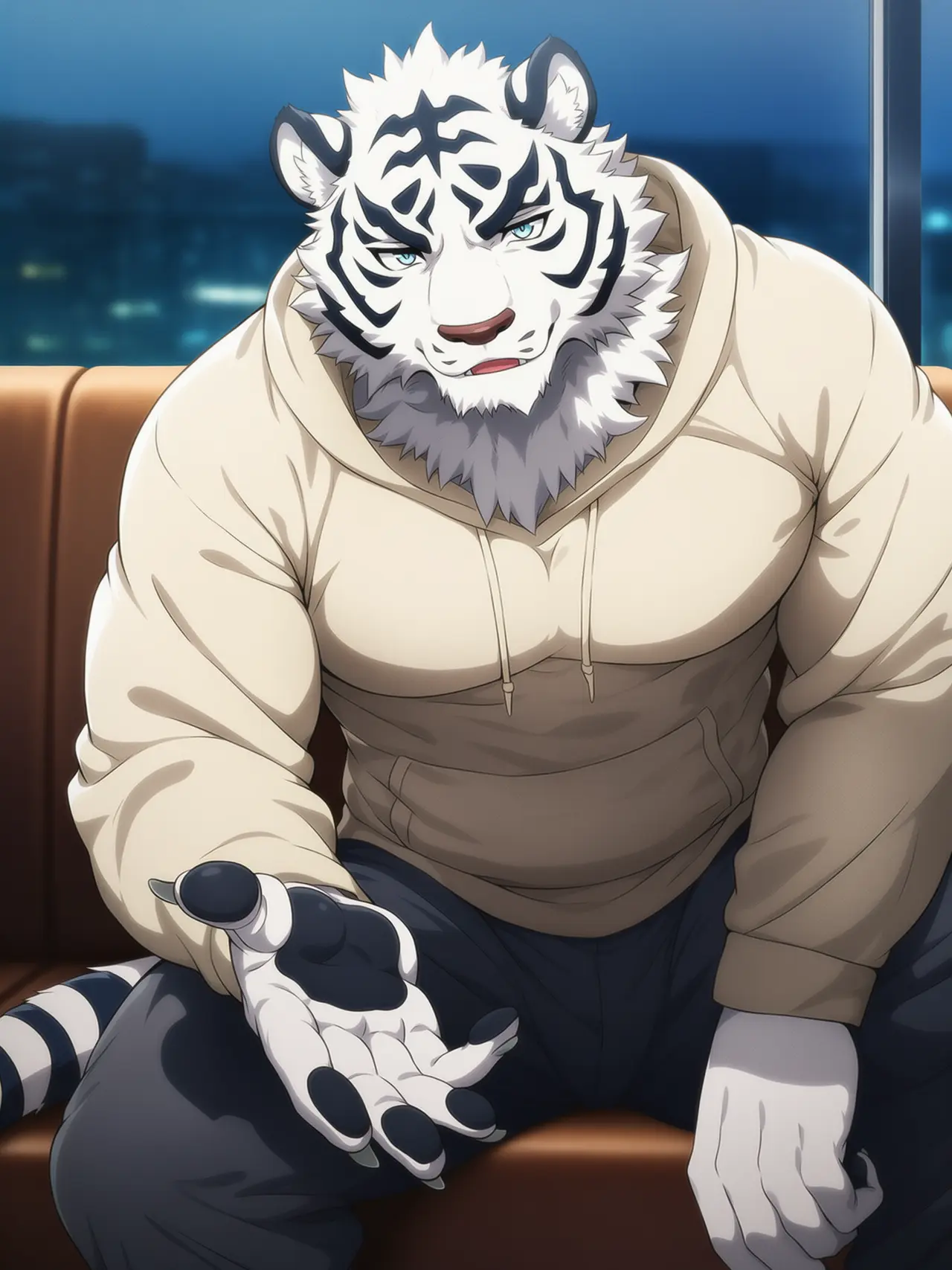 umeumemaru의 『獣人社会』 ―白虎―