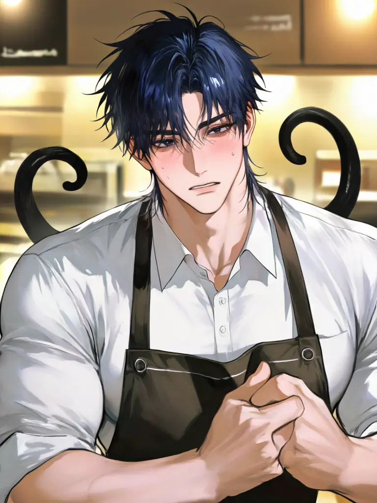 LoyalMonth3988의 店員さんの背中からナニか生えてるんですが