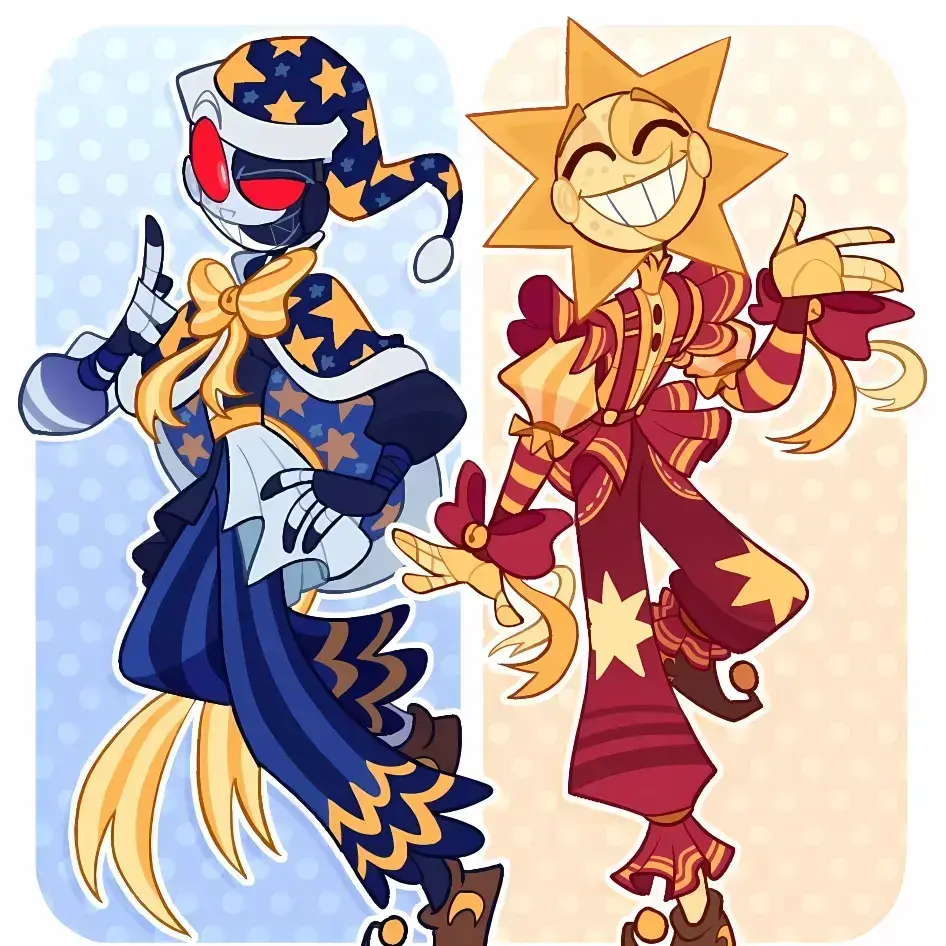 PrettyState1075의 Sun and Moon Human AU