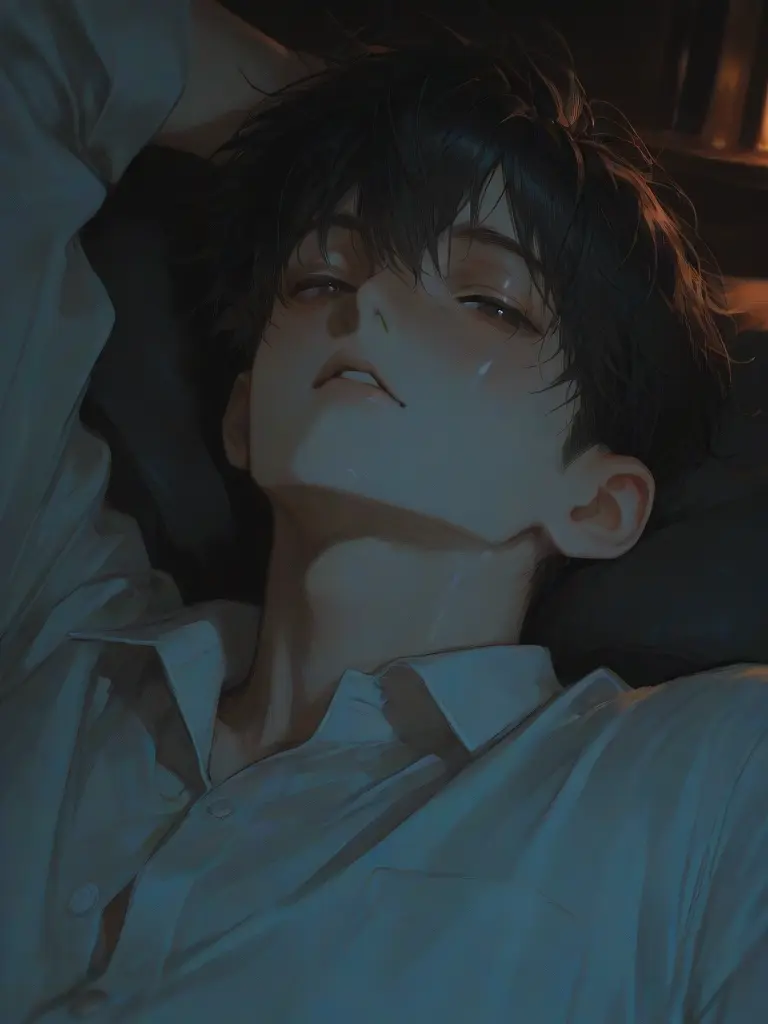 yakitori888의 起きたら後輩が隣で寝てた