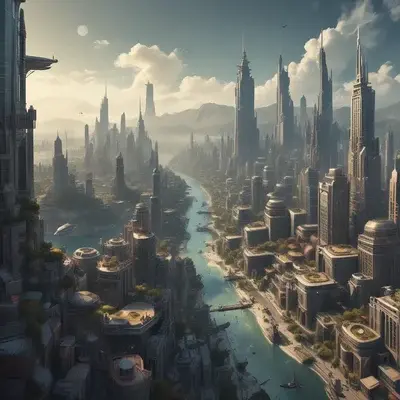 Silver City - Tampilan kota Silvania dari Elementa