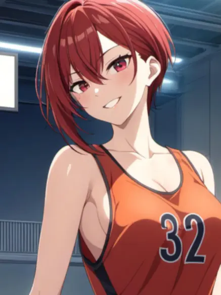 MightyFez8907의 高身長イケメン女子の女子バスケ部のエース