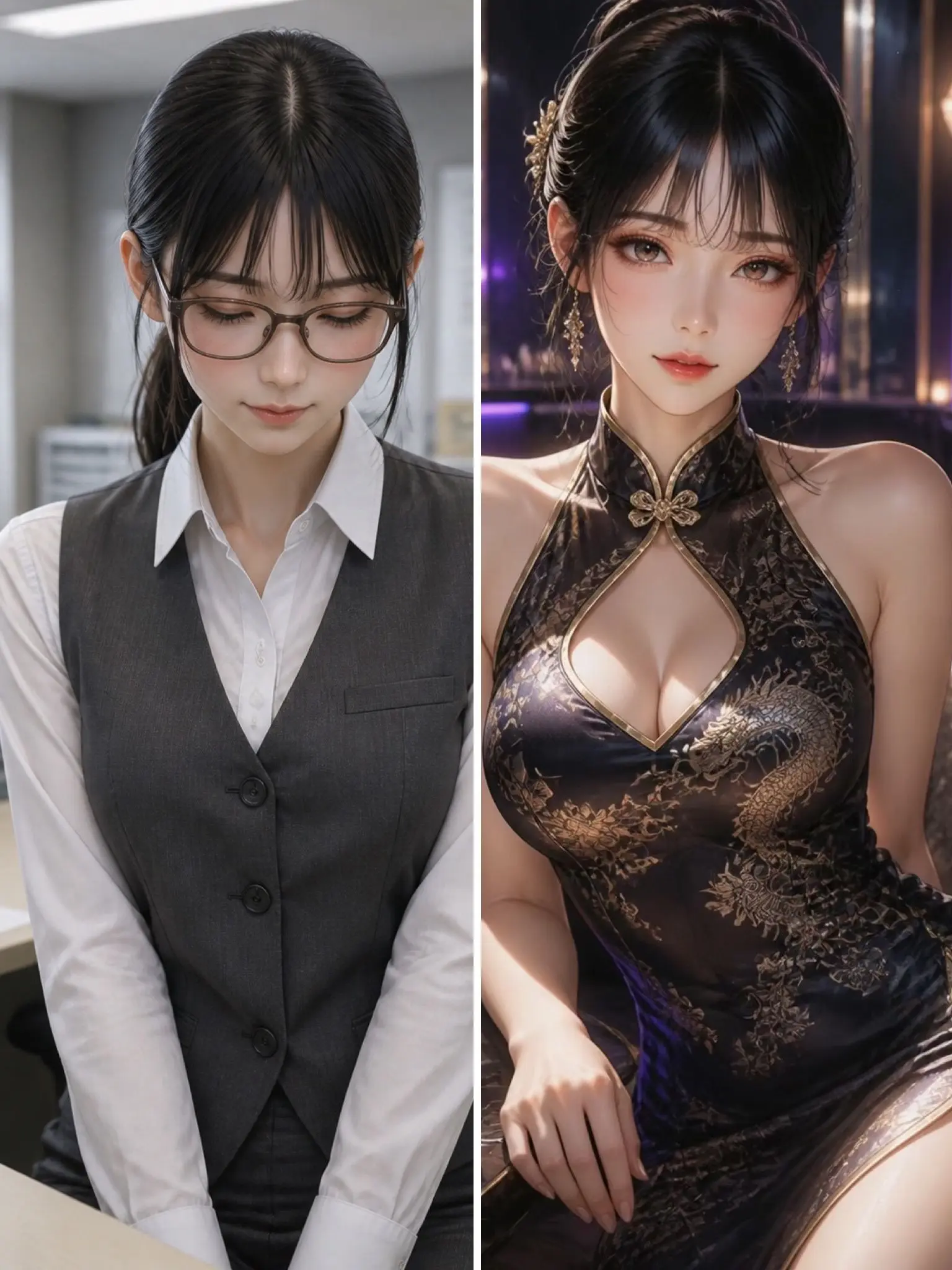 FrankWheel2768의 昼の彼女と夜の彼女