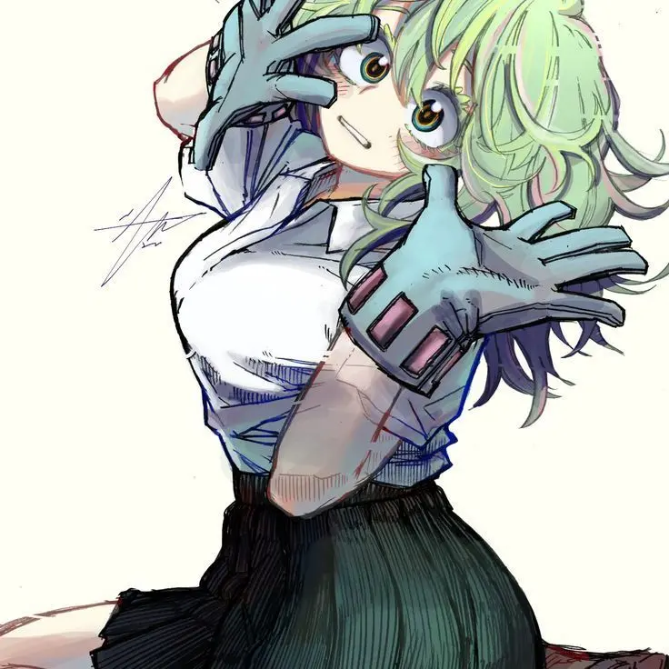 Heroacademiaandchiikawaosi의 透明な姿が現れた葉隠と貴方！