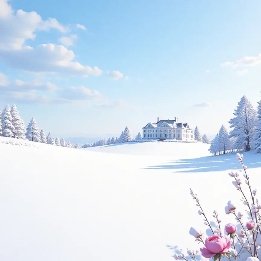 Pomodoro1528의 とある雪原の豪邸