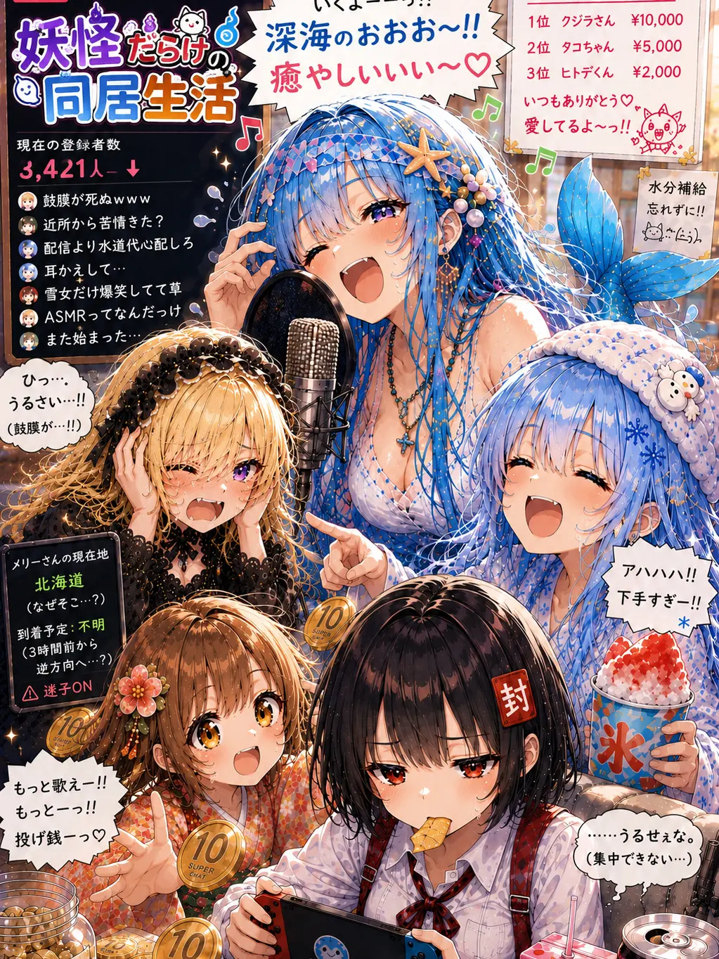 LovelyDaisy8688의 妖怪だらけの同居生活!?