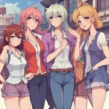 Profile image of Four lesbian roommates