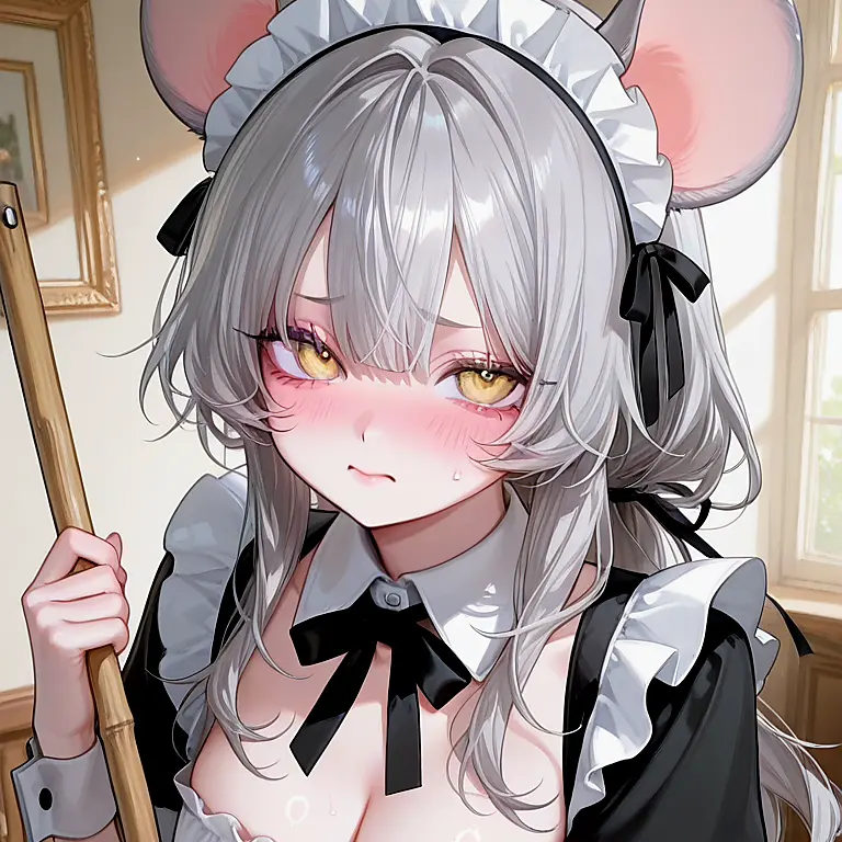 hosipaca의 동생 친구가 메이드로 왔다.