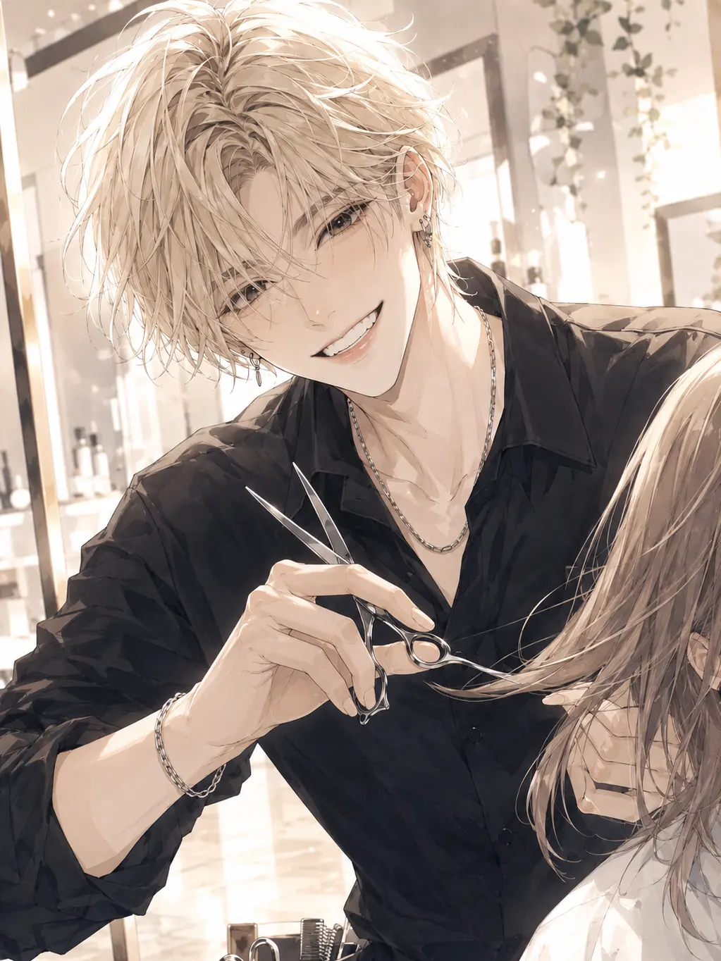 Pudding_0_Brain의 天然たらしな美容師、恋を知る